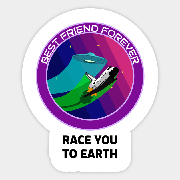 Race to Earth Sticker by ForEngineer